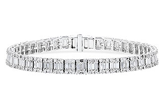 G319-83874: BRACELET 2.72 TW BAGUETTES 4.10 TW