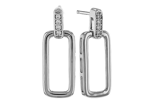 G319-90220: EARRINGS .04 TW
