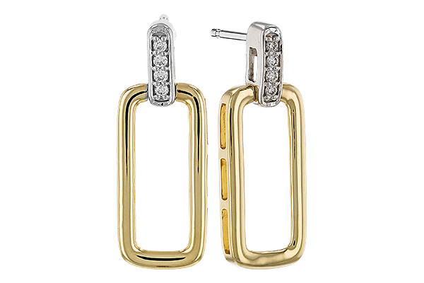 G319-90220: EARRINGS .04 TW
