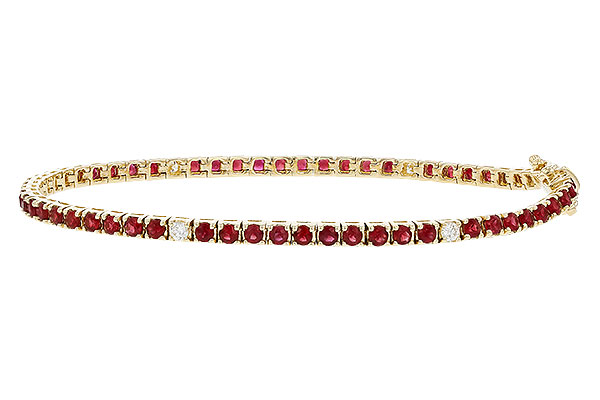 G320-73902: BRACELET 3.04 RUBY 3.29 TGW (7")