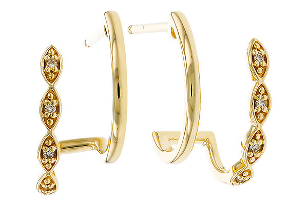 G320-76556: EARRINGS .03 TW