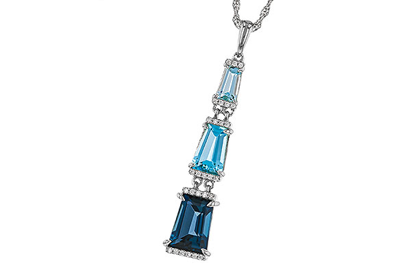 G320-76574: NECKLACE 2.60 TW BLUE TOPAZ 2.65 TGW