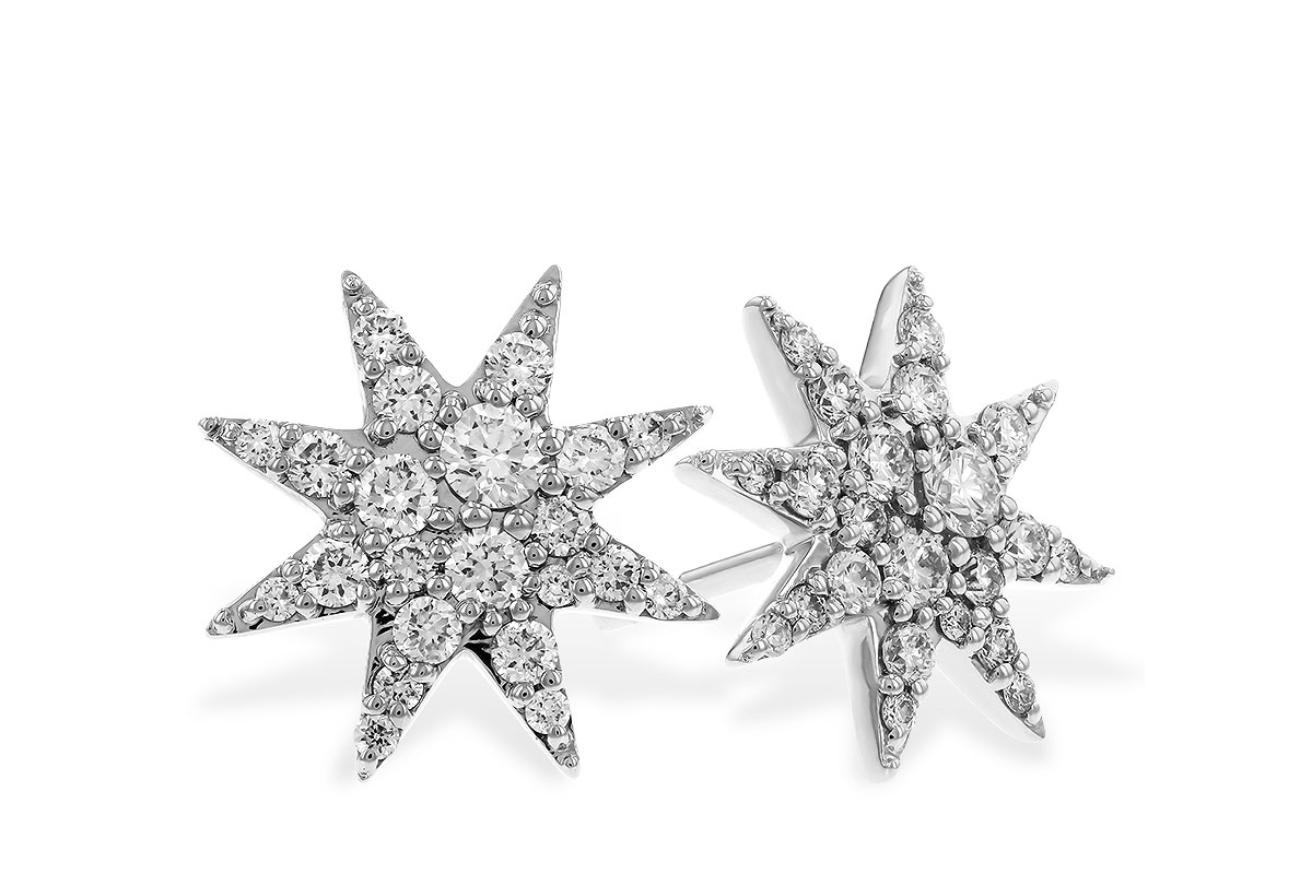 G320-79302: EARRINGS .50 TW