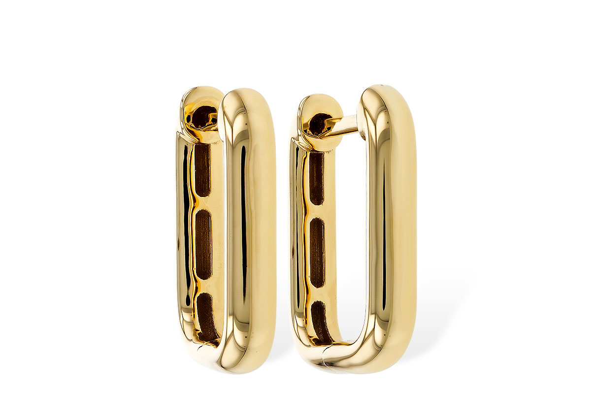 G320-79356: GOLD EARRINGS (15MM)