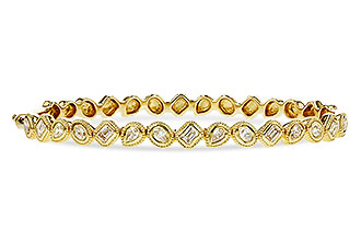 G320-80256: BANGLE 1.00 TW FANCY CUT DIAS