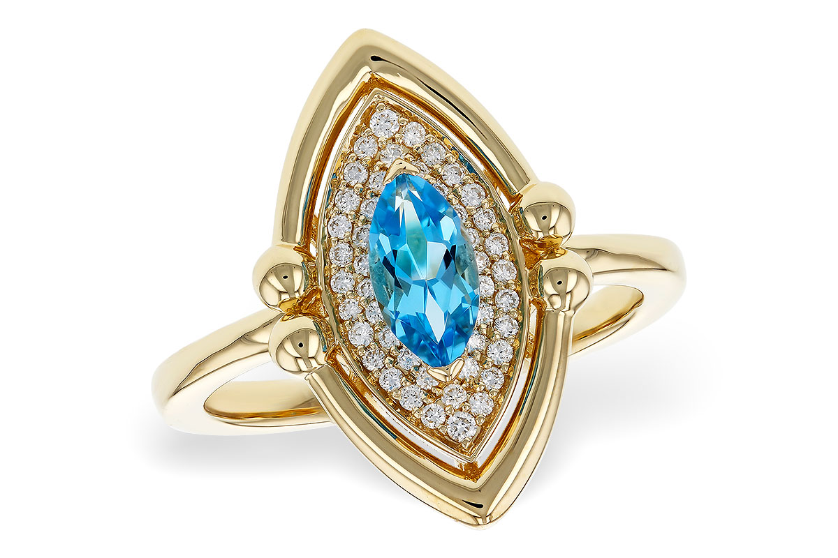 G320-81111: LDS RG .54 BLUE TOPAZ .70 TGW (8x4MM BT)
