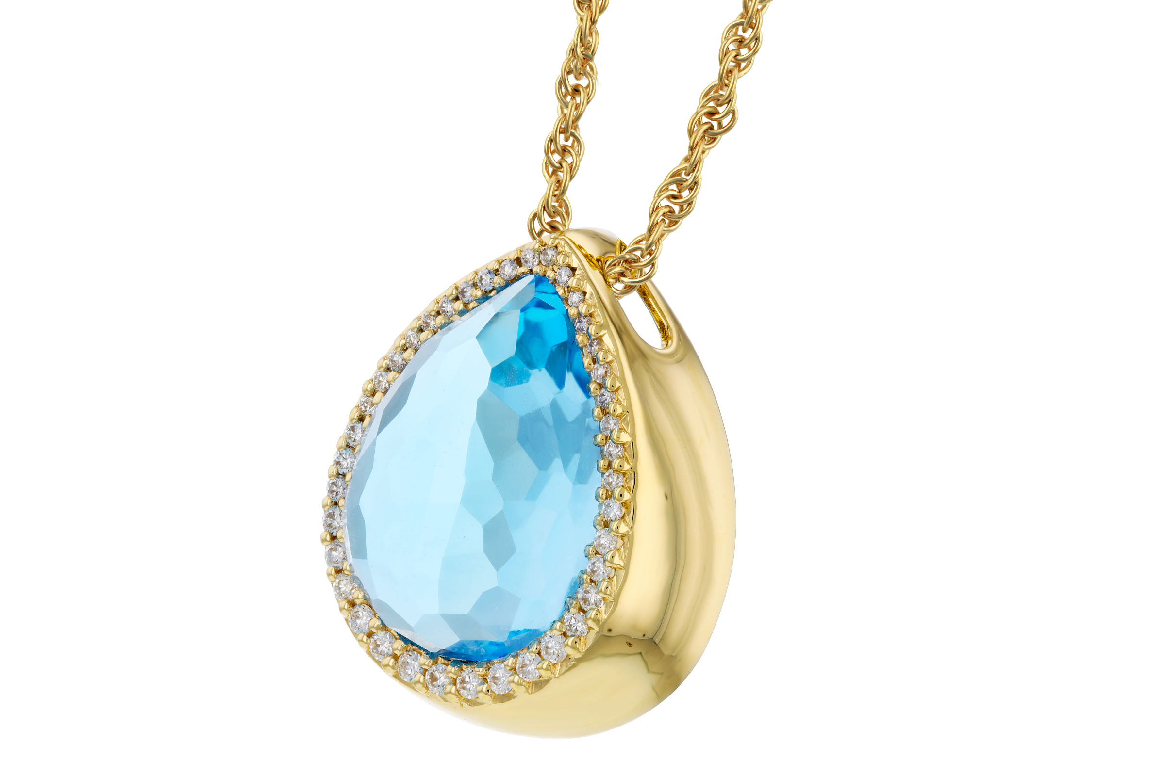G321-64802: NECK 5.78 LONDON BLUE TOPAZ 5.92 TGW (14x10MM)