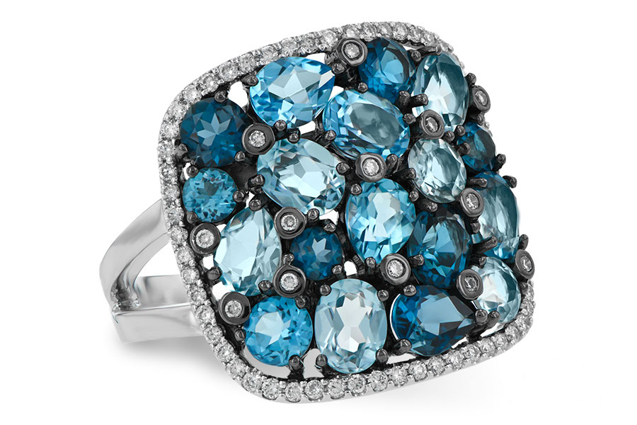 H233-50211: LDS RG 3.67 BLUE TOPAZ 3.94 TGW