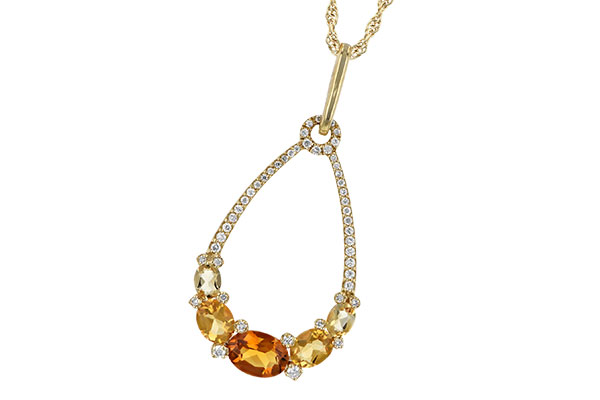 H234-40247: NECK 1.29 CITRINE 1.49 TGW