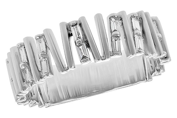 H236-22920: LDS DIA WED RG .24 TW BAGUETTES