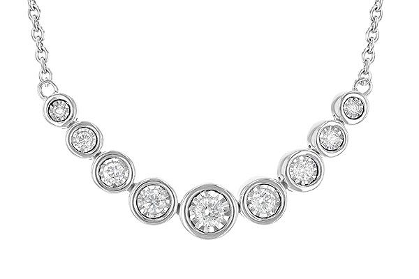 H236-22929: NECKLACE .25 TW (18")
