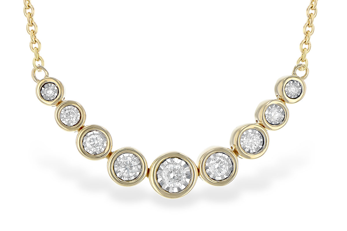 H236-22929: NECKLACE .25 TW (18")