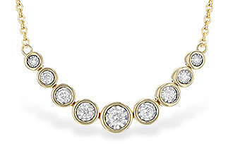 H236-22929: NECKLACE .25 TW (18")