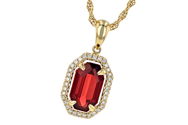 H236-23874: NECK 1.66 GARNET 1.75 TGW