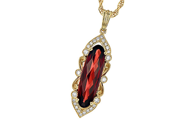 H236-23883: NECK 2.58 GARNET 2.70 TGW