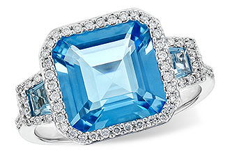 H236-25683: LDS RG 4.40 TW BLUE TOPAZ 4.60 TGW