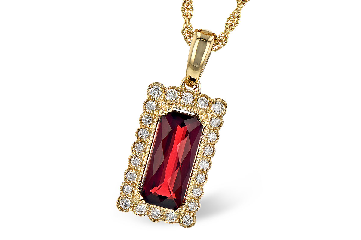 H318-92038: NECK 1.80 GARNET 1.95 TGW