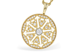 H319-82056: NECKLACE .38 TW