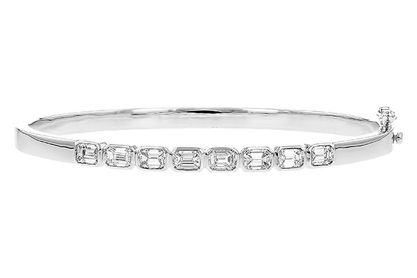 H319-84774: BANGLE 2.00 TW EMERALD CUTS