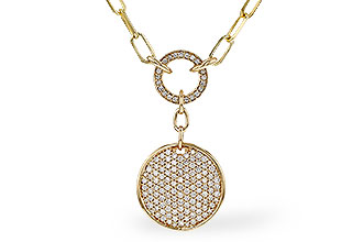 H320-74747: NECKLACE .92 TW (17")