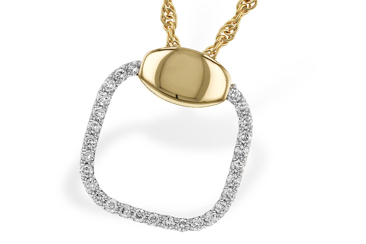 H320-78383: NECKLACE .20 TW