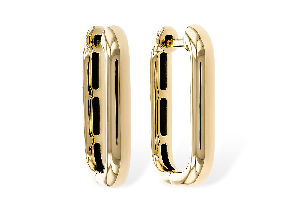 H320-78447: GOLD EARRINGS (18MM)