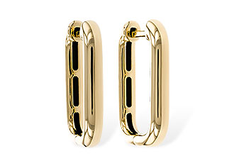 H320-78447: GOLD EARRINGS (18MM)