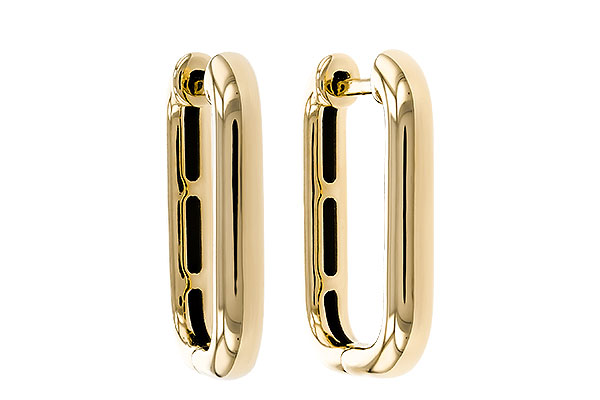 H320-78447: GOLD EARRINGS (18MM)