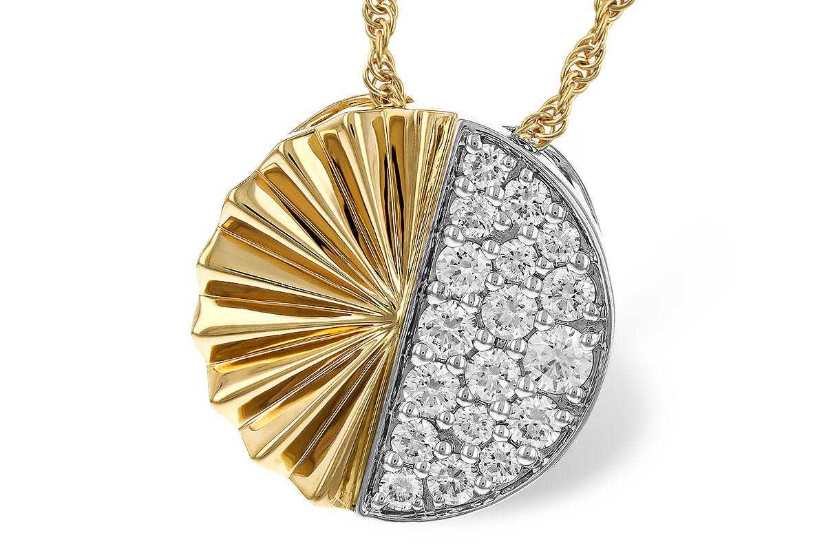H320-79274: NECKLACE .50 TW