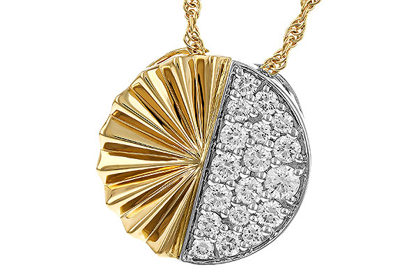 H320-79274: NECKLACE .50 TW