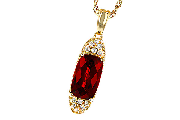 H320-79283: NECK 2.45 GARNET 2.55 TGW