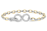 K234-40256: BRACELET 1.00 TW (YG & WG)