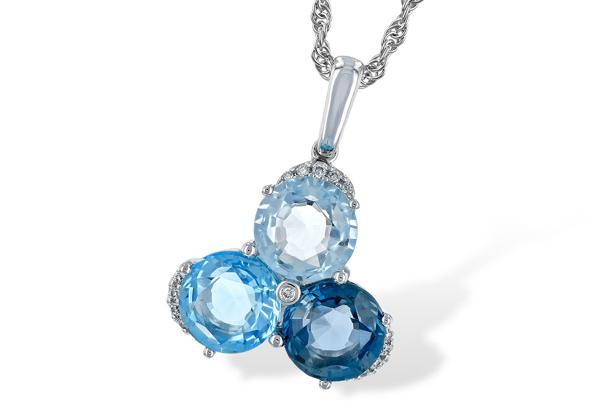 K235-28447: NECK 4.01 BLUE TOPAZ 4.06 TGW