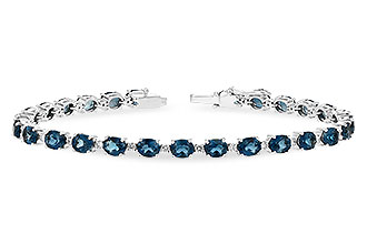 K235-29283: BRACELET 8.97 LONDON BLUE TPZ 9.55 TGW