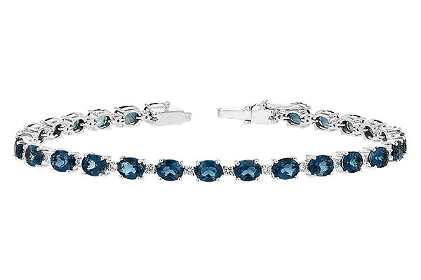 K235-29283: BRACELET 8.97 LONDON BLUE TPZ 9.55 TGW