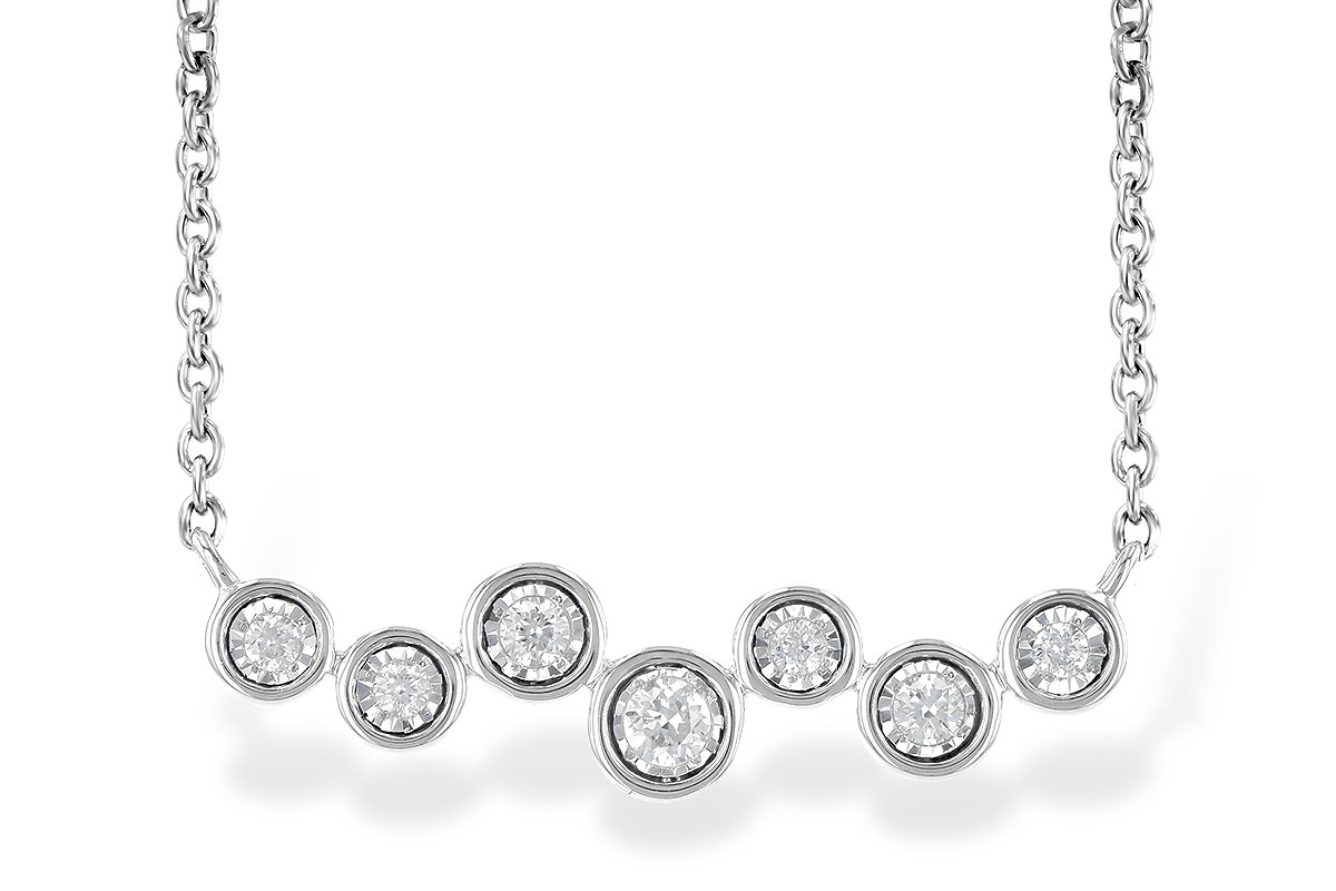 K236-24811: NECKLACE .13 TW