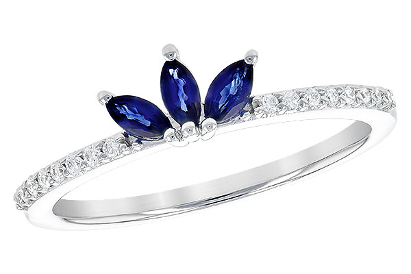 K318-95692: LDS WED RG .28 TW SAPP .36 TGW