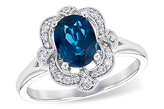 K318-97483: LDS RG 1.35 LONDON BLUE TOPAZ 1.50 TGW