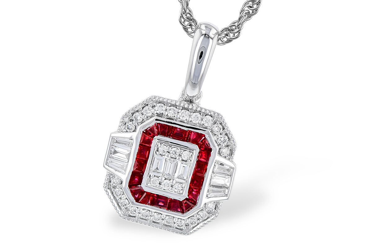 K319-82011: NECK .29 TW RUBY .48 TGW