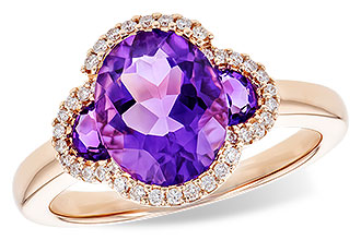 K319-82929: LDS RG 2.44 TW AMETHYST 2.60 TGW