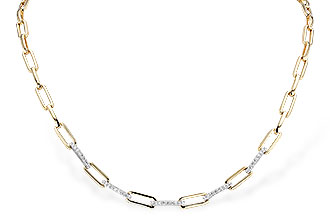 K319-85638: NECKLACE .50 TW