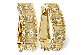 K319-88411: EARRINGS .09 BAG .18 TW