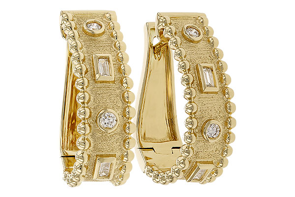 K319-88411: EARRINGS .09 BAG .18 TW