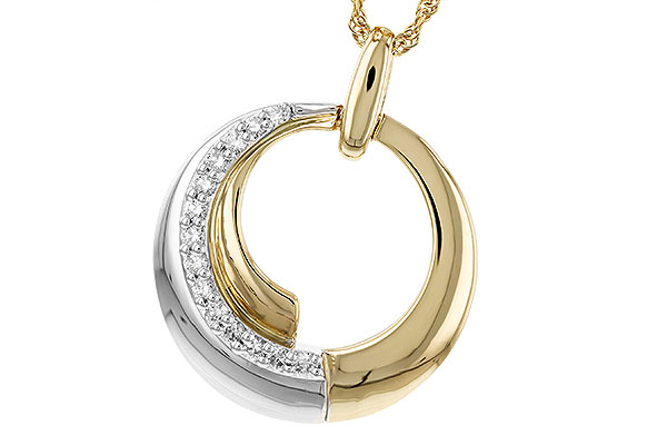 K319-89274: NECKLACE .25 TW