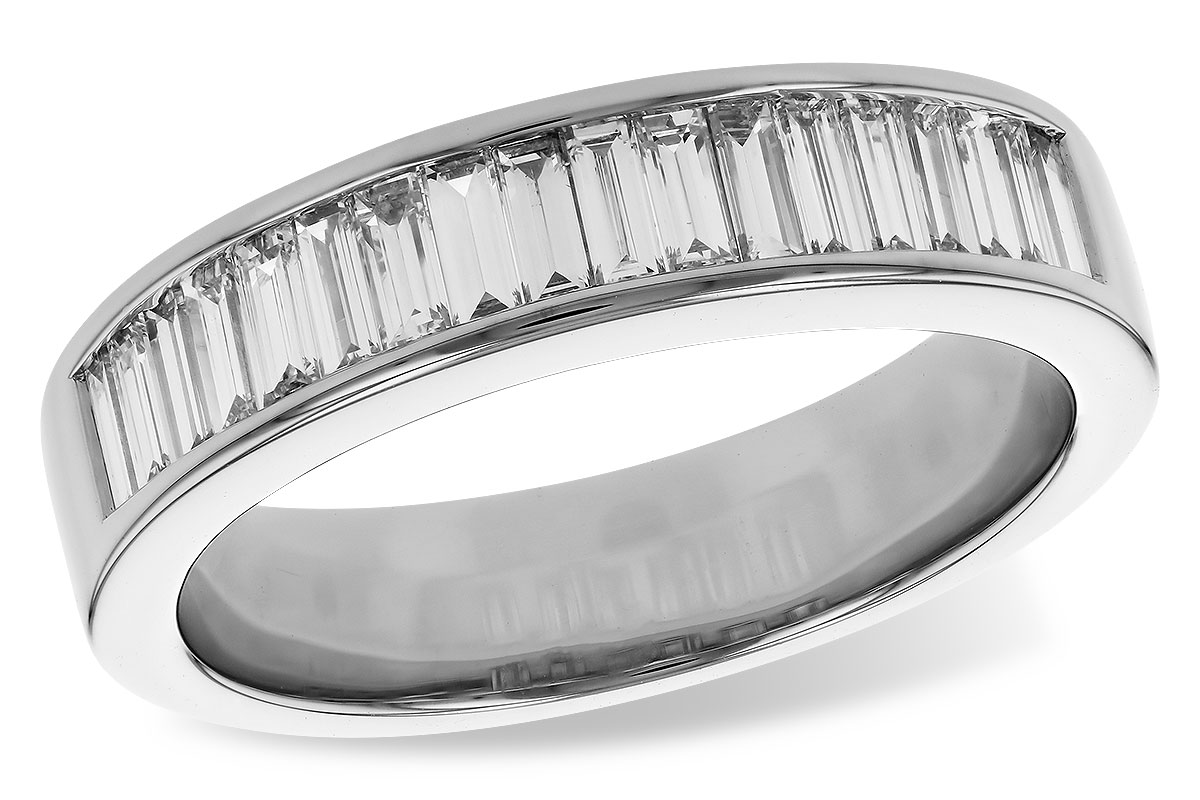 K320-72974: LDS DIA WED RG .70 TW BAGUETTES