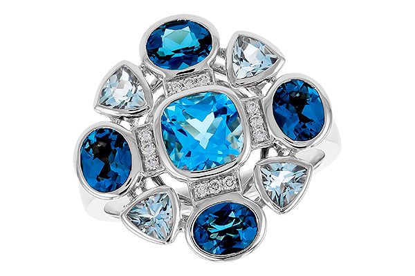 K320-75647: LDS RG 3.19 TW BLUE TOPAZ 3.25 TGW