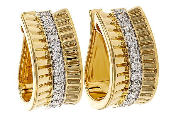 K320-78383: EARRINGS .28 TW