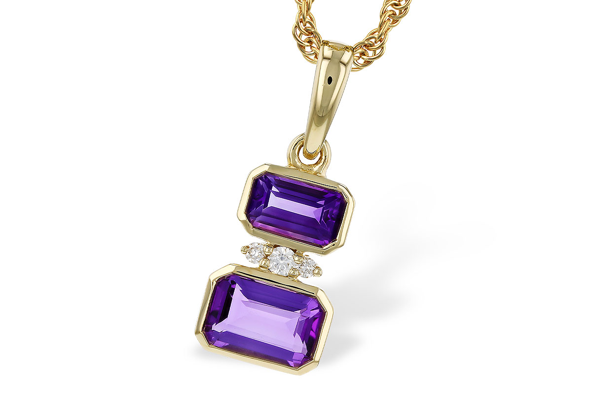 K320-81120: NECK .72 TW AMETHYST .75 TGW