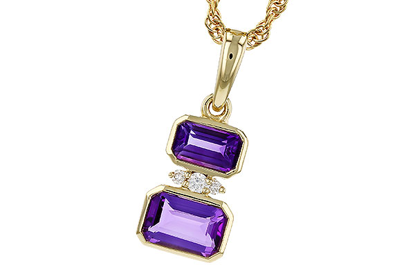 K320-81120: NECK .72 TW AMETHYST .75 TGW