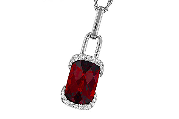 K321-63847: NECK 4.30 GARNET 4.45 TGW (12x8MM GAR)